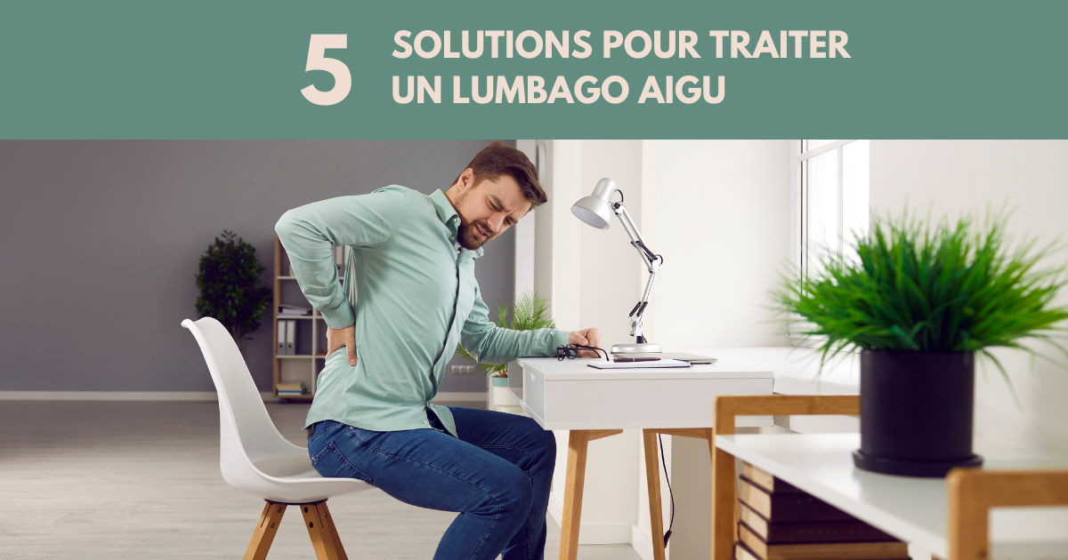 Lumbago aigu, 5 conseils pour le soulager rapidement image