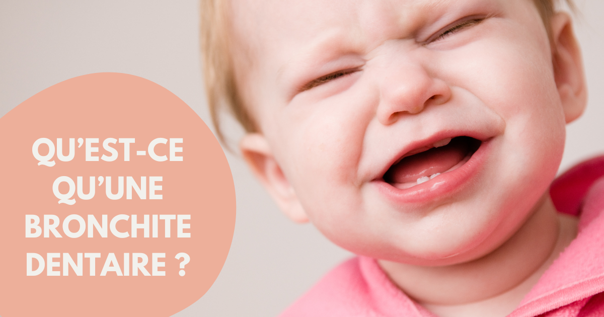 Quel lien entre une poussée dentaire et une bronchite chez les jeunes enfants ? image